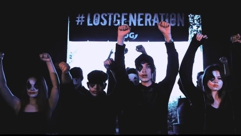 Screenshot aus dem Video „Lost Generation